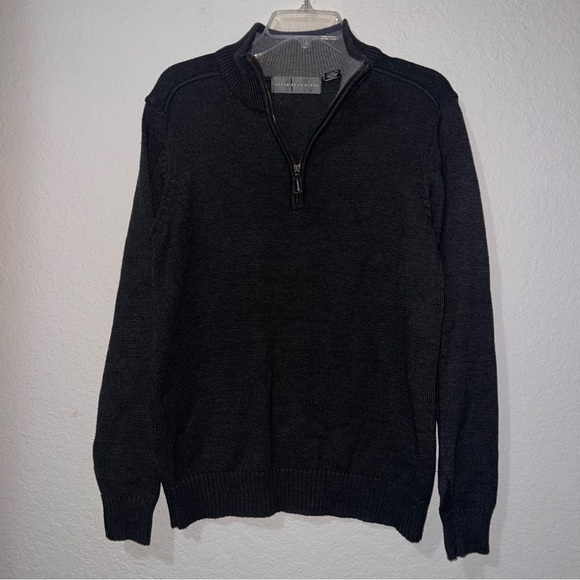 Oscar de la Renta Quarter-Zip Pullover Sweater